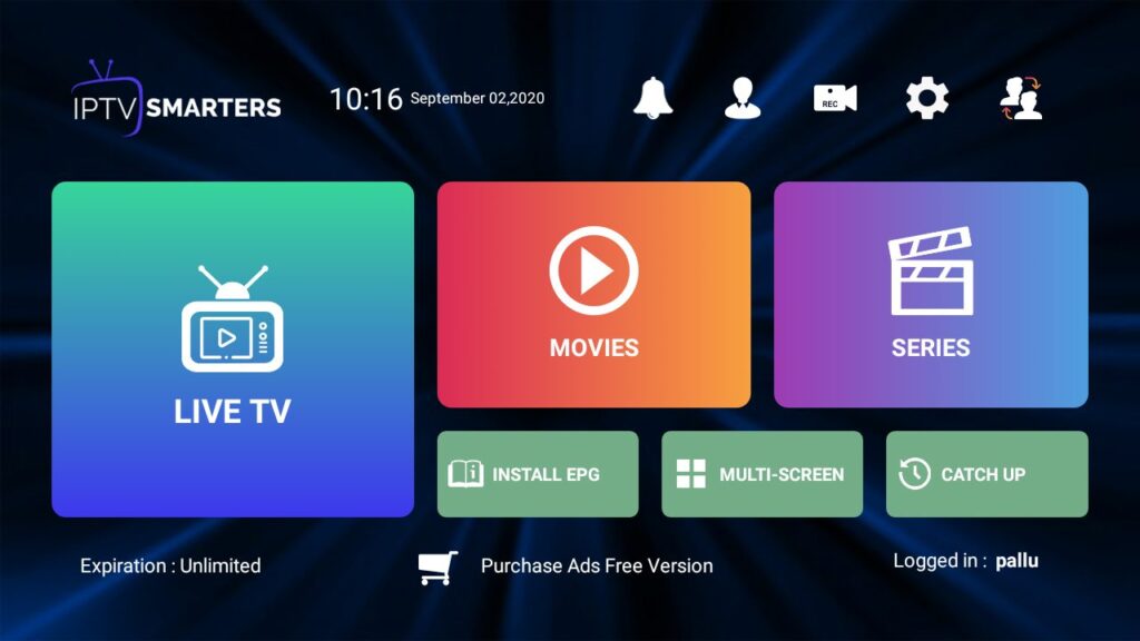 IPTV SMARTERS PRO